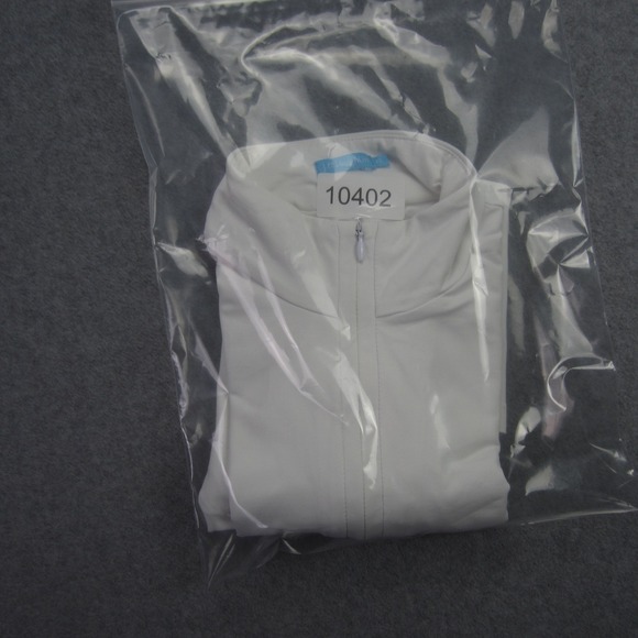 J McLaughlin Pullover Womens XS White Quarter Zip Long Sleeve Mock Neck Shirt - Picture 16 of 16